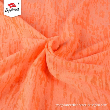 Bright Color Polyester Knitted Print Fabrics Rayon